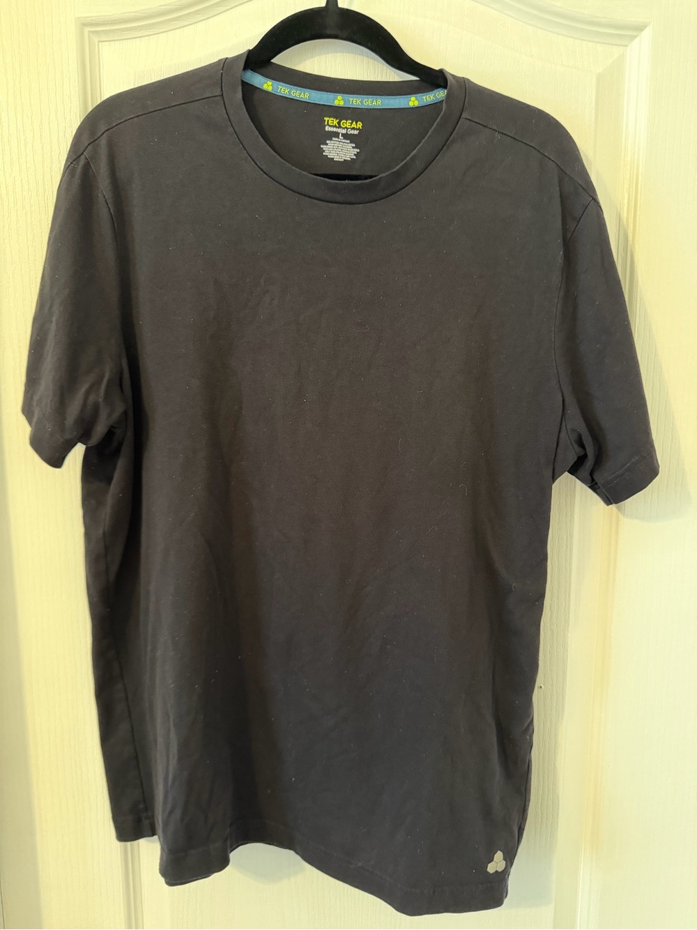 tek gear Black Short Sleeve Crew Neck T-Shirt